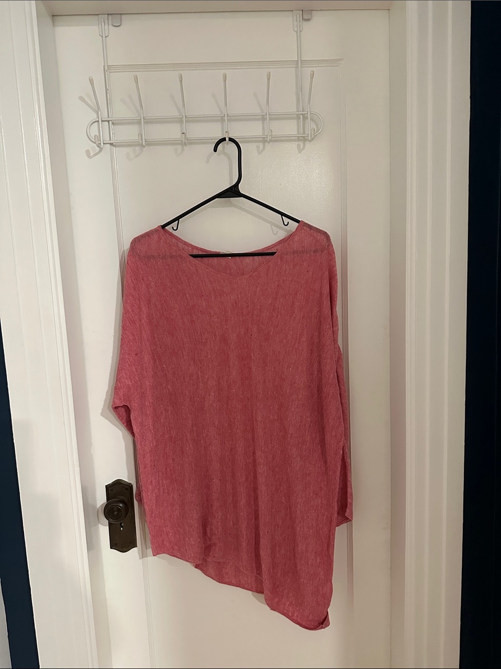 Eileen Fisher Asymmetrical Linen Midi Dress Medium